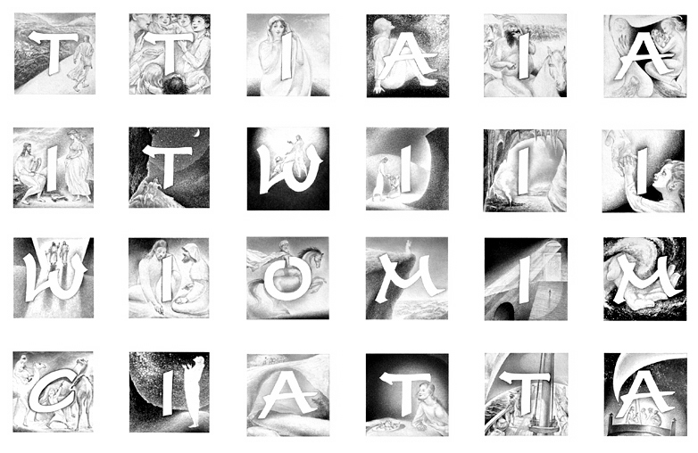 Black and white illustrations for The Master's Diary